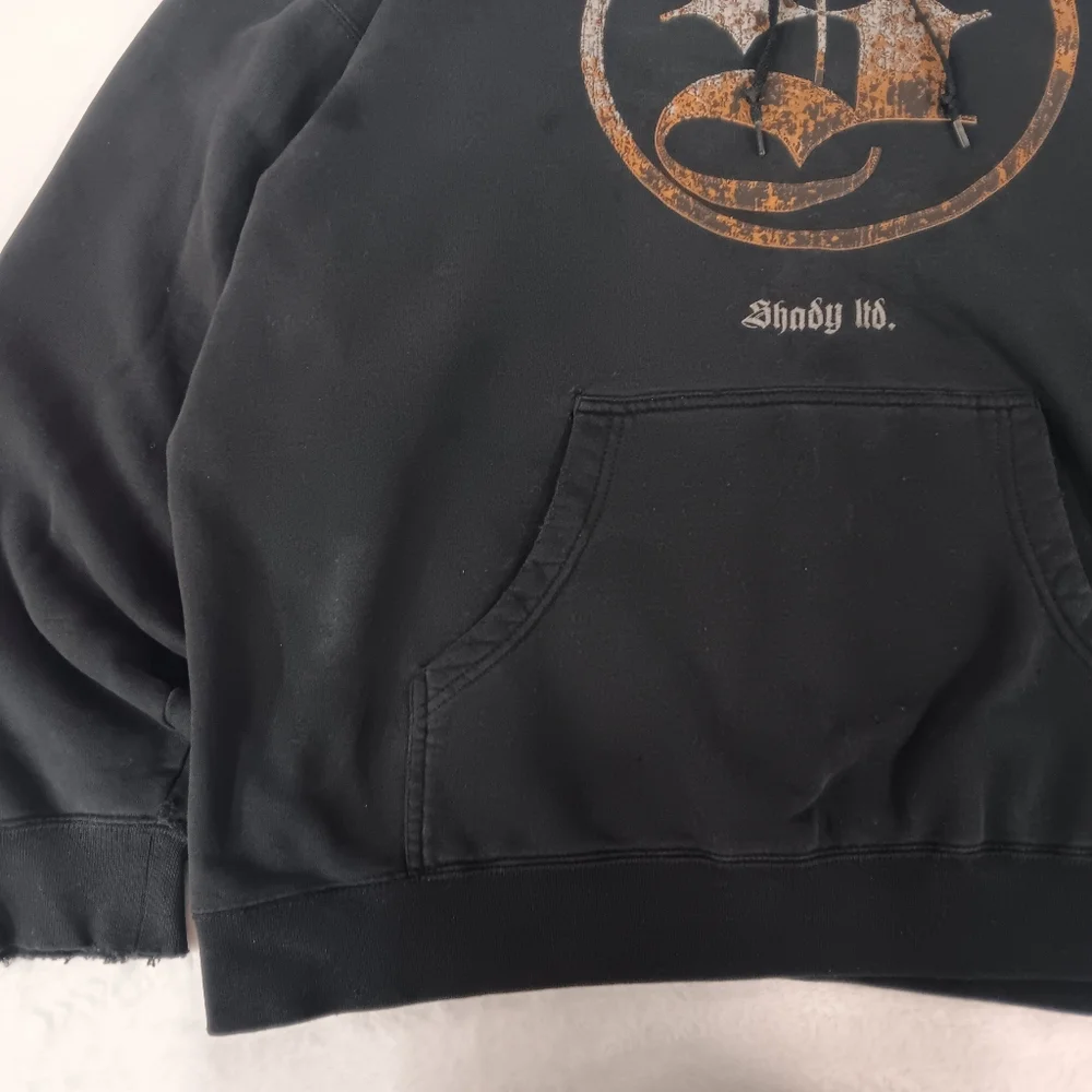 Y2k Shady Limited Black Graphic Hoodie Grunge XL - Picture 4 of 7